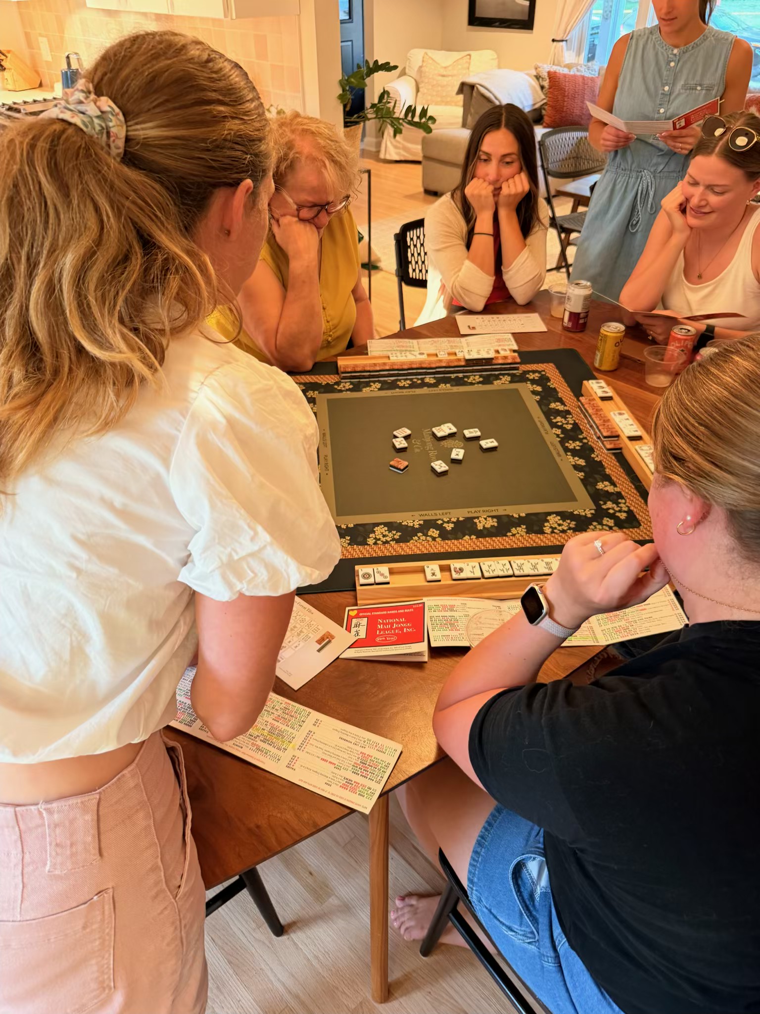 A Mahj Happy teaching moment around the mahjong table